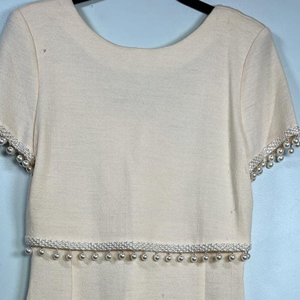 Adrienne Vittadini Womens SZ 8 Vintage Beaded Dress ***NEEDS TLC*** Jackie Kenne
